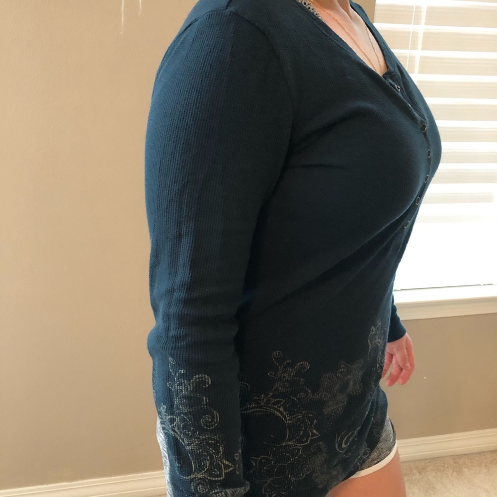 Ladies Henley - Picture 3 of 5